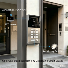 4G Villa Video Door Phone – Keypad Version No Broadband, AI Guards Your Home