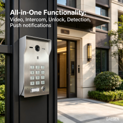 4G video intercom doorbell + TUYA APP + AI intelligent detection + multiple unlocking methods + multi-user management