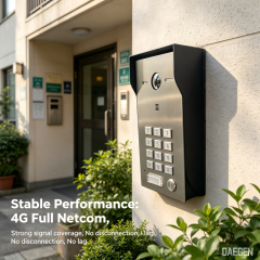 4G video intercom doorbell + TUYA APP + AI intelligent detection + multiple unlocking methods + multi-user management