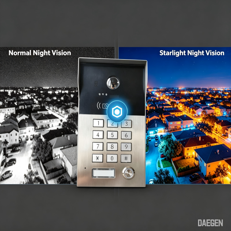 4G Villa Video Door Phone – Keypad Version No Broadband, AI Guards Your Home