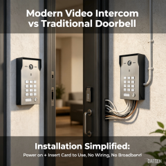 4G video intercom doorbell + TUYA APP + AI intelligent detection + multiple unlocking methods + multi-user management