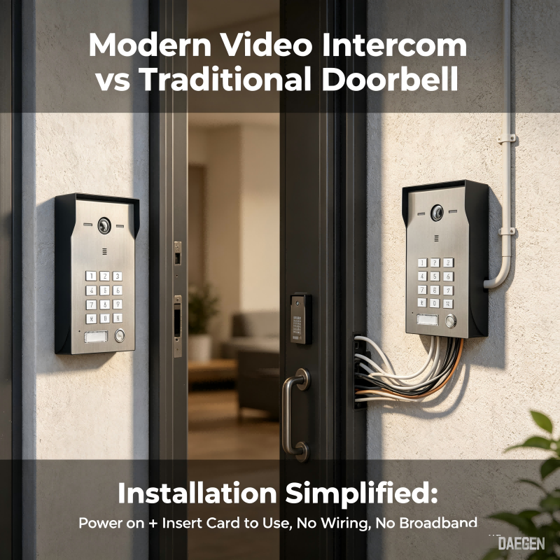 4G video intercom doorbell + TUYA APP + AI intelligent detection + multiple unlocking methods + multi-user management