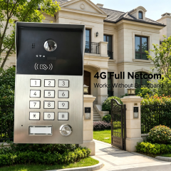 4G Villa Video Door Phone – Keypad Version No Broadband, AI Guards Your Home