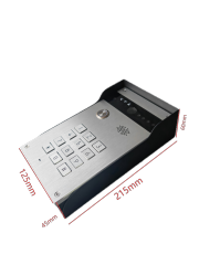 Wireless video doorbell with 4G video and APP + AI functions, metal material doorbell