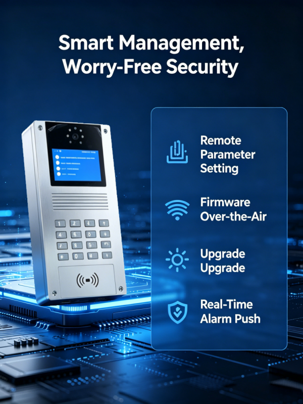 4G Multi-household Video Doorbell - Wireless Solution - Supports TUYA APP for Intelligent Management