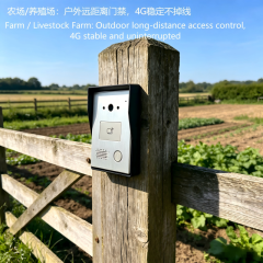 4G wireless video doorbell, with no distance limitation, no need for wiring, AI doorbell