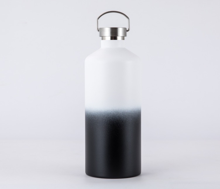 20OZ Stainless Steel Insulated Stainless Steel Water Bottle Bamboo Lid