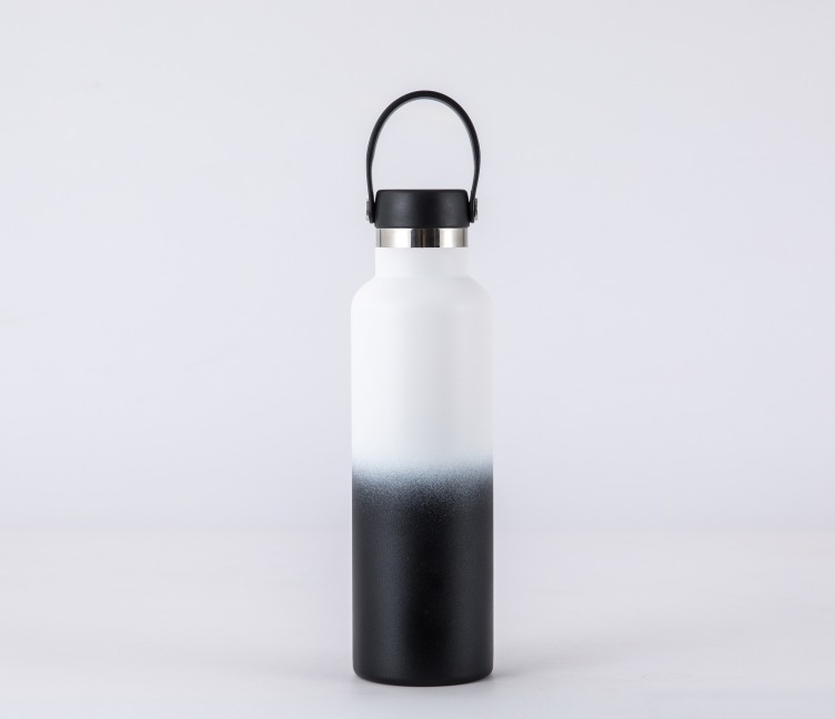 12OZ Factory Wholesale Sublimation Middle Mouth Double Wall Tumbler Insulated Flask Stainless Steel Sports Water Bottle
