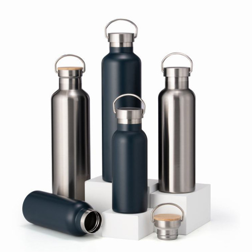16OZ Outdoor Stainless Steel Double Wall Vacuum Insulated Sports Water Bottle and Flask with Handle Lid