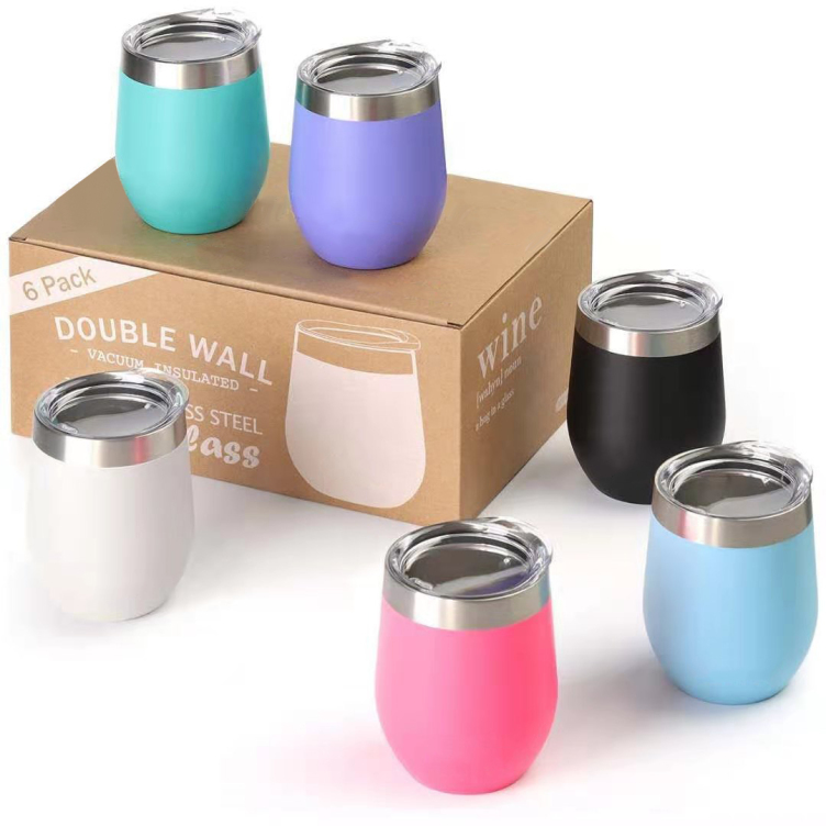 12OZ Insulated Stainless Steel Wine Tumbler