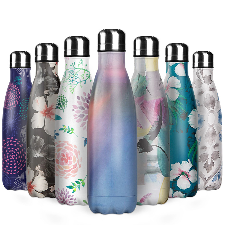 Custom cycling Cola Sport Stainless Steel Water Bottle