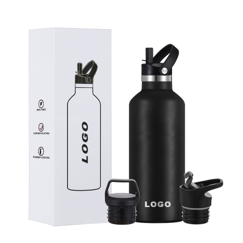 Outdoor 350/500/600/750ml/1000ml/1900ml Double Wall Stainless Steel Vacuum Insulated Sport Water Bottle portable sports bottle
