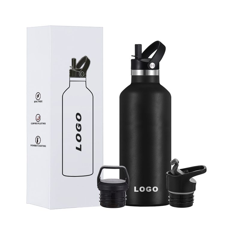 Outdoor 350/500/600/750ml/1000ml/1900ml Double Wall Stainless Steel Vacuum Insulated Sport Water Bottle portable sports bottle