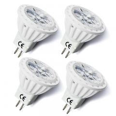 Bonlux 4W MR11 GU4 12V LED Spot Bulb Lamp with 300 Lumen, 30W Equivalent (4-Units, Cold Light 6000K)