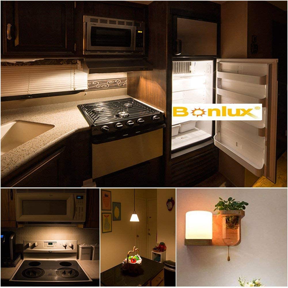 Bonlux 4W LED Cooker Hood Light Bulb SES Cool White 6000K 40W Incandescent 
