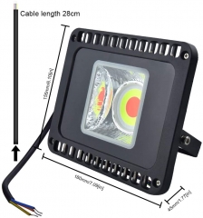 Bonlux LED RGB Floodlight Outdoor 50W Super Bright Dimmable Color Changing Garden Light with Remote Control, IP66 Waterproof LED Security Light with 12 Colors 4 Modes Ideal for Decoration, Festival