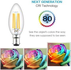 4W C35 B15 Filament LED Light Bulb