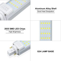 13W G24Q 2-Pin PLC LED Lamp