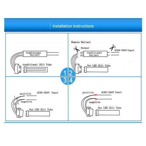 10W 2G11 4 Pin LED Lamp