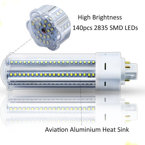 22W GX24Q/G24Q 4-Pin LED Lamp