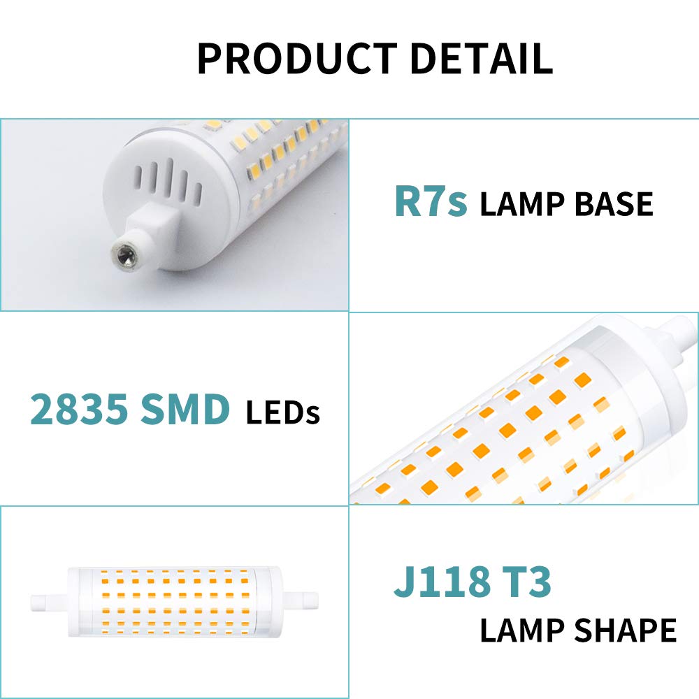 15W Dimmable R7S LED Light Bulb