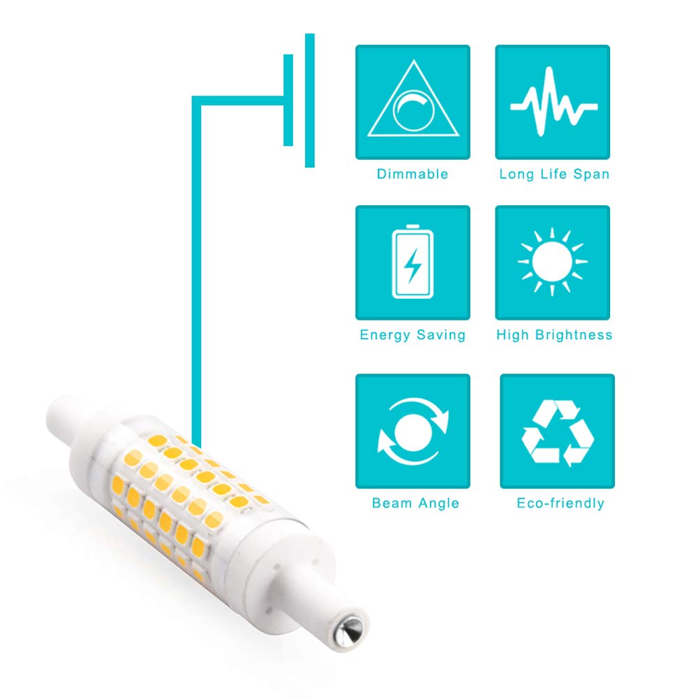 5W R7s 78MM Dimmable LED Light Bulb