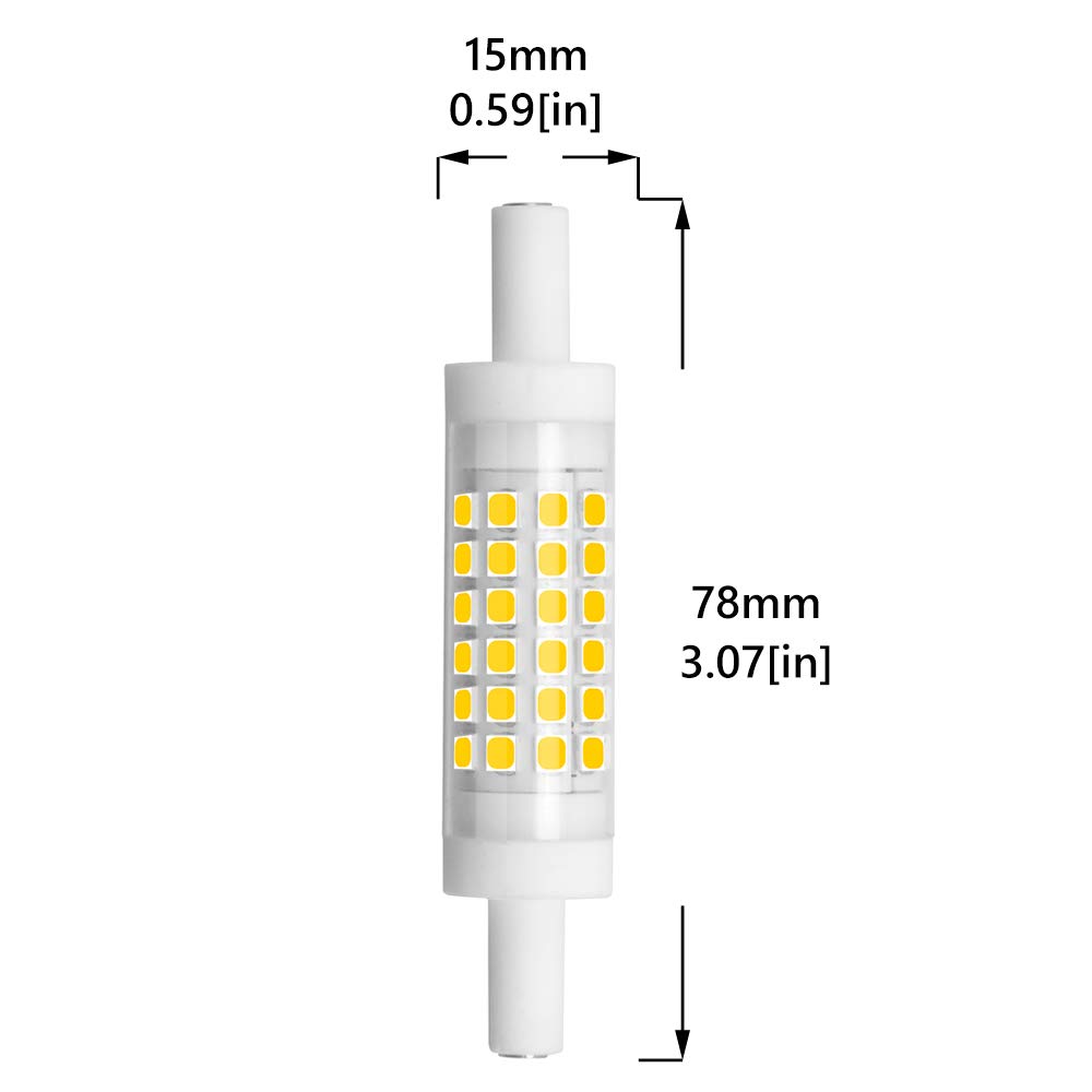 5W R7s 78MM Dimmable LED Light Bulb