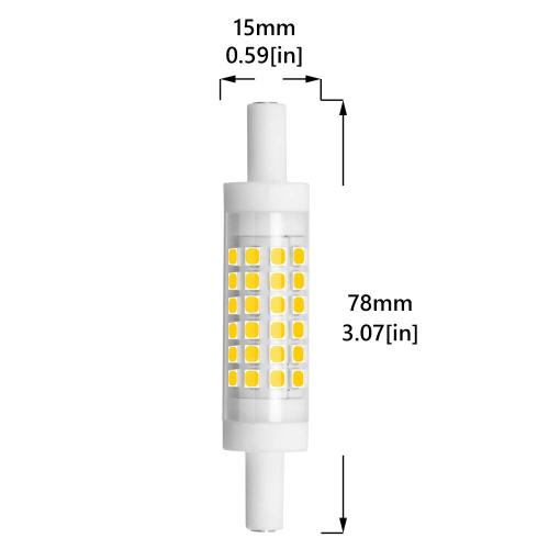 5W R7s 78MM Dimmable LED Light Bulb