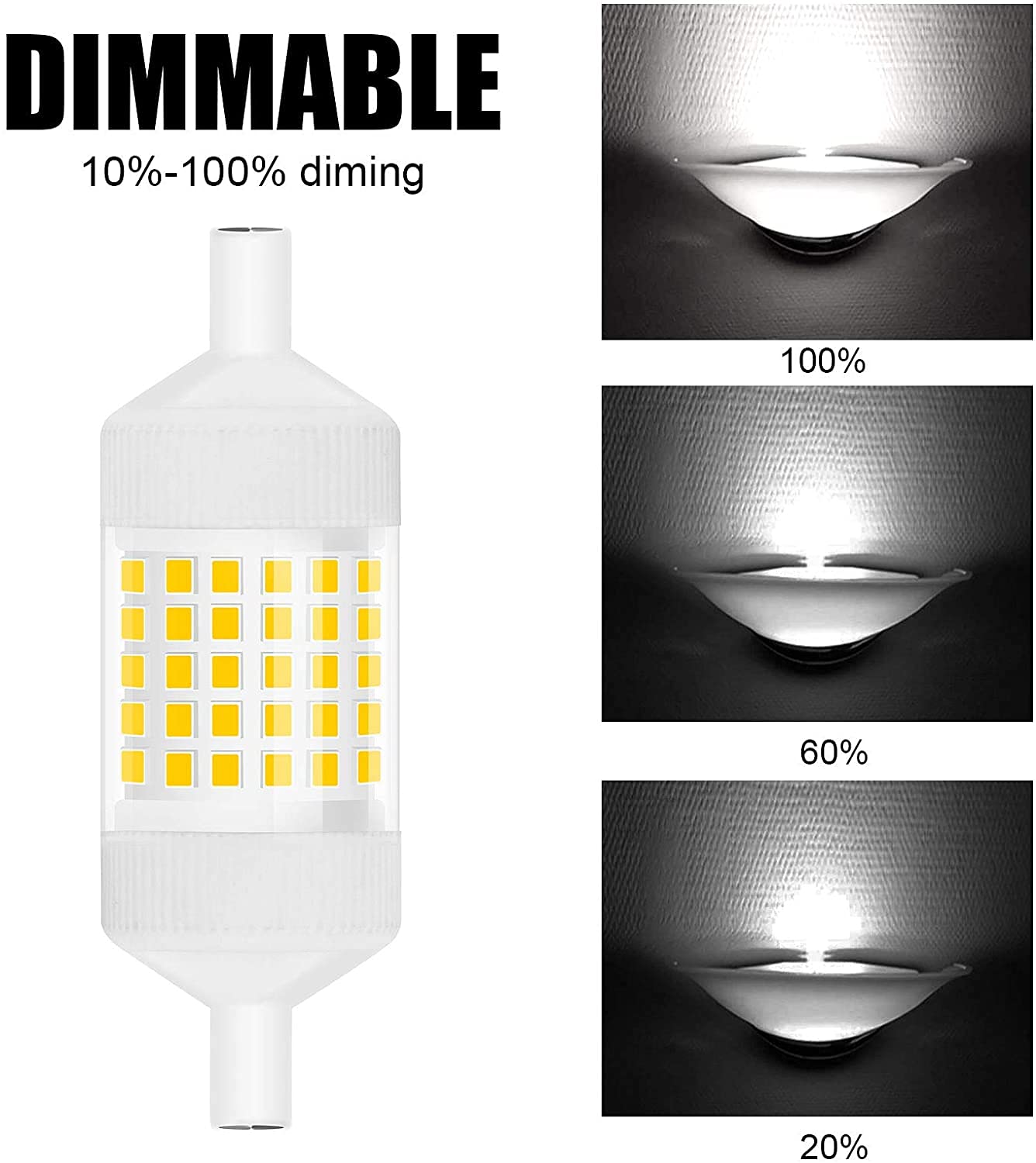 10W R7S 118MM Dimmable LED Bulb