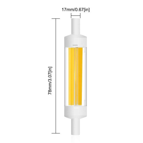 8W R7S Non-Dimmable LED Light Bulb