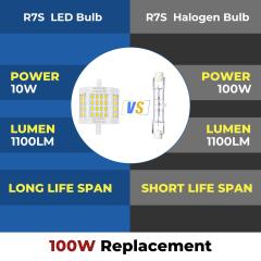 10W R7S 78mm Dimmable LED Bulb