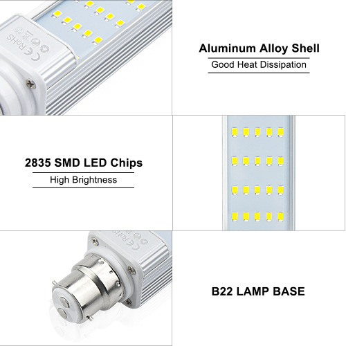 7W B22 LED PLC Lamps