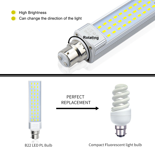 13W B22 LED PLC Lamp