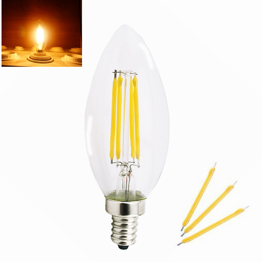 4W C35 E12 LED Vintage Light Bulb