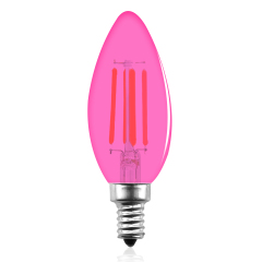 4W C35 E12 LED Vintage Pink Light Bulb