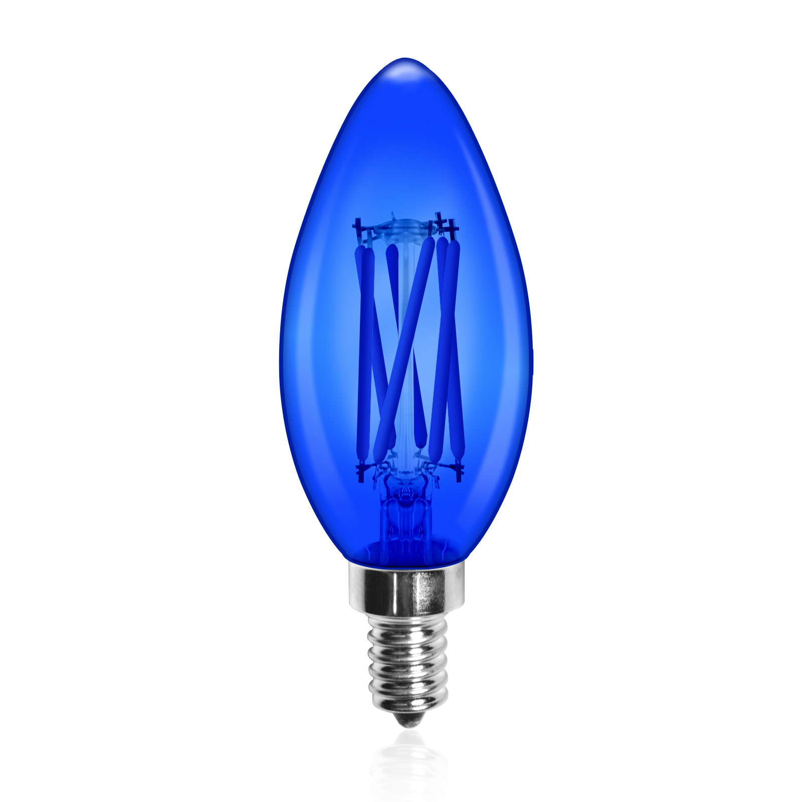 6W C35 E12 LED Blue Vintage Light Bulb
