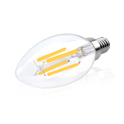 4W C35 E12 LED Vintage Yellow Light Bulb