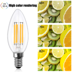 6W C35 E14 LED Vintage Light Bulb