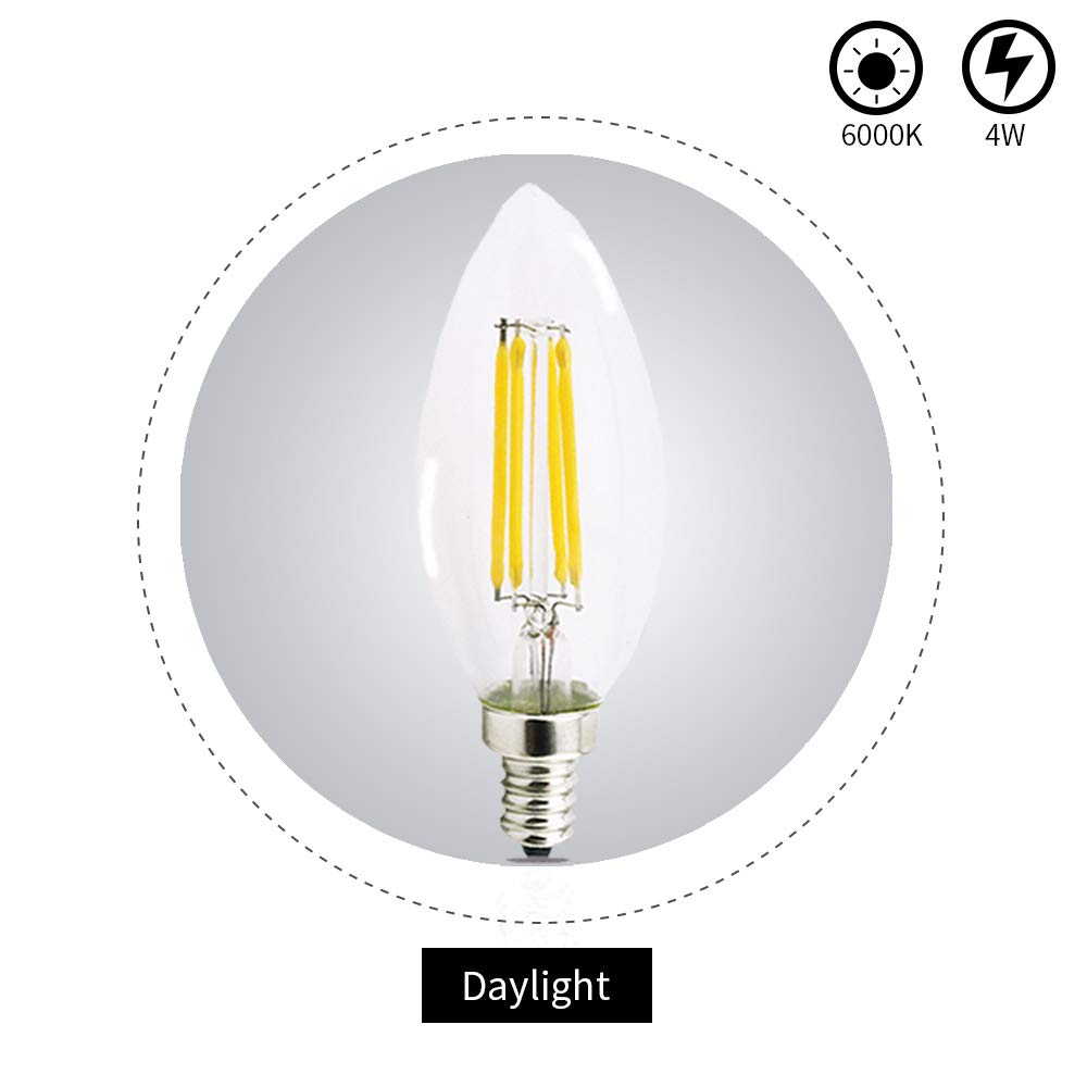 4W C35 E12 LED Vintage Light Bulb