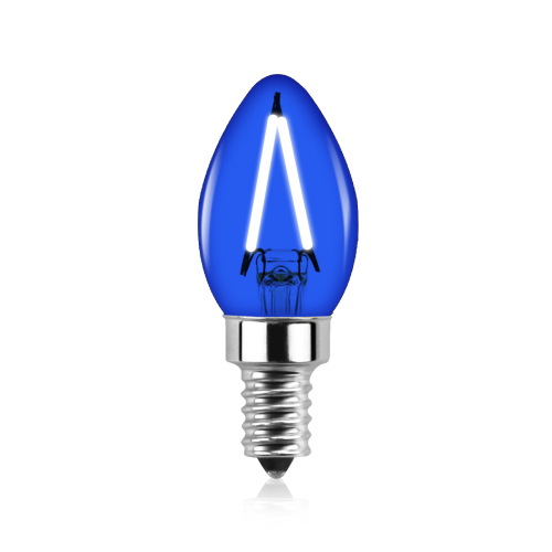 2W C7 E12 LED Blue Vintage Light Bulb