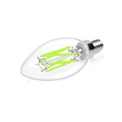 6W C35 E12 LED Green Vintage Light Bulb