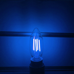 6W C35 E12 LED Blue Vintage Light Bulb