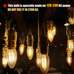 6W C35 E12 LED Vintage Light Bulb
