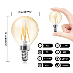 4W G45 E12 LED Vintage Light Bulb