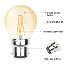 4W G45 B22 LED Vintage Light Bulb