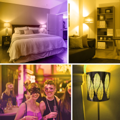 4W C35 E12 LED Vintage Yellow Light Bulb