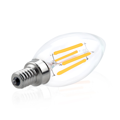 4W C35 E12 LED Vintage Yellow Light Bulb