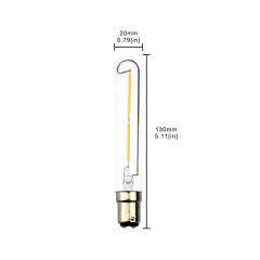 2W T20/T6 BA15D LED Vintage Light Bulb