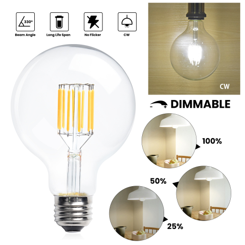 10W G95 E26 LED Vintage Light Bulb