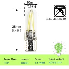 6W T45 E26 LED Vintage Light Bulb